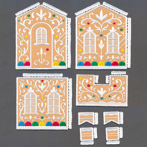 Jolly Gingerbread Tissue Box (In-the-Hoop)