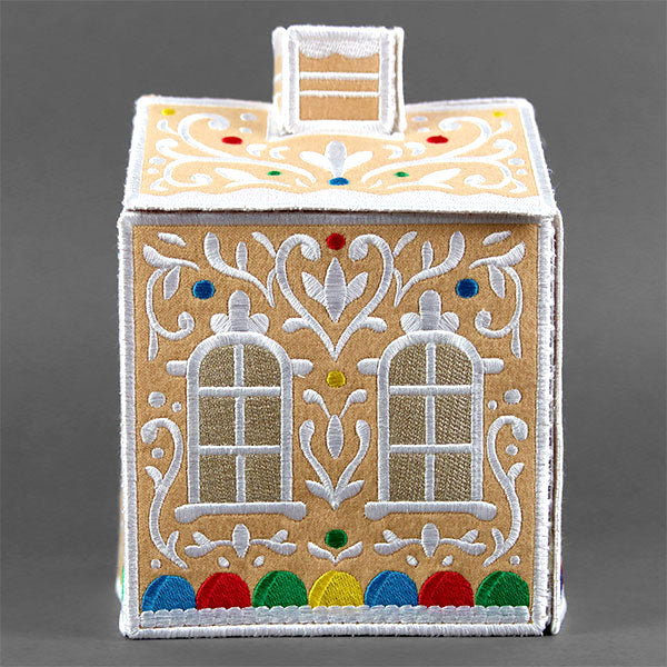 Jolly Gingerbread Tissue Box (In-the-Hoop)