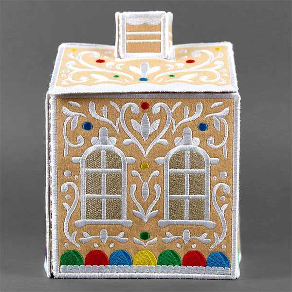 Jolly Gingerbread Tissue Box (In-the-Hoop)