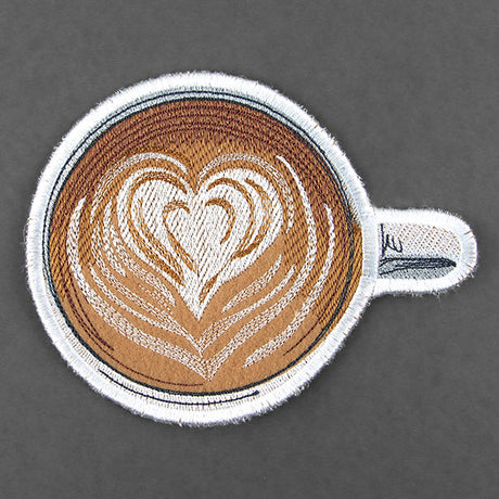 The Art of Latte Love Coaster (In-the-Hoop)