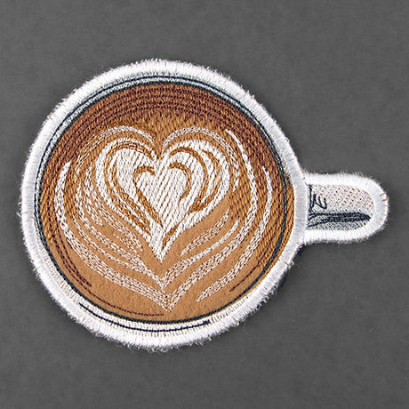 The Art of Latte Love Coaster (In-the-Hoop)