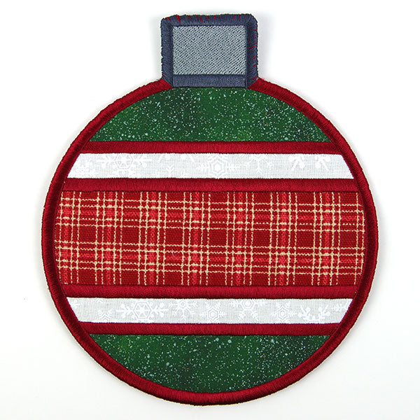 Christmas Ornament Trivet (In-the-Hoop)