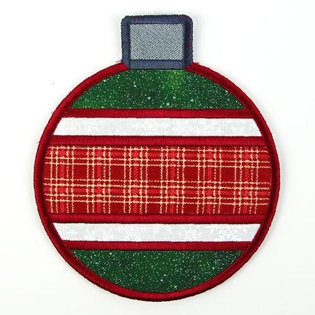 Christmas Ornament Trivet (In-the-Hoop)