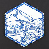 Hexagon North Pole Coaster 1 (In-the-Hoop)