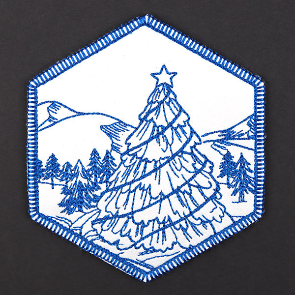 Hexagon North Pole Coaster 2 (In-the-Hoop)