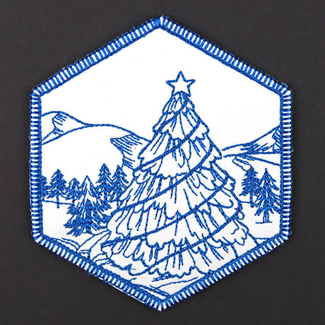 Hexagon North Pole Coaster 2 (In-the-Hoop)