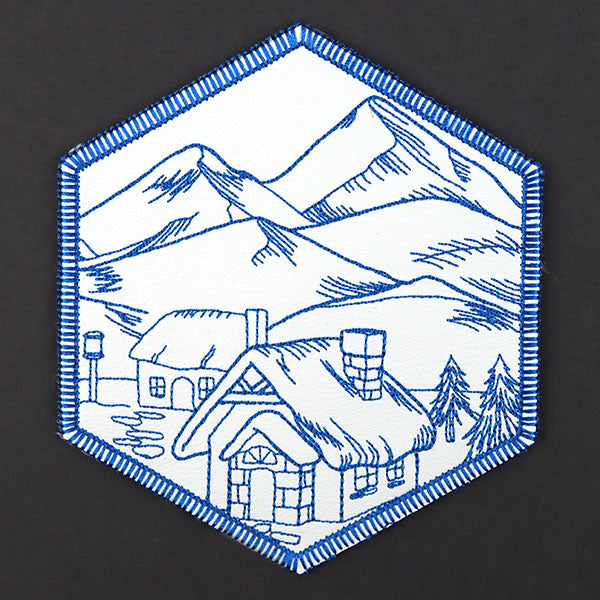 Hexagon North Pole Coaster 3 (In-the-Hoop)