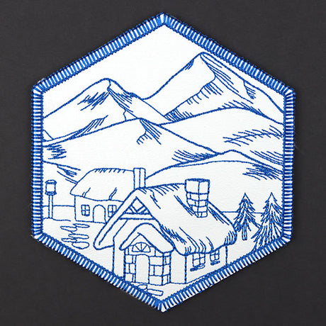 Hexagon North Pole Coaster 3 (In-the-Hoop)