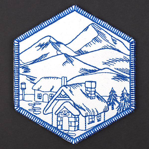 Hexagon North Pole Coaster 3 (In-the-Hoop)