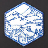 Hexagon North Pole Coaster 3 (In-the-Hoop)