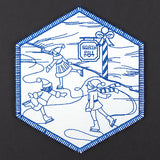 Hexagon North Pole Coaster 5 (In-the-Hoop)