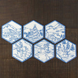 Hexagon North Pole Coaster 5 (In-the-Hoop)