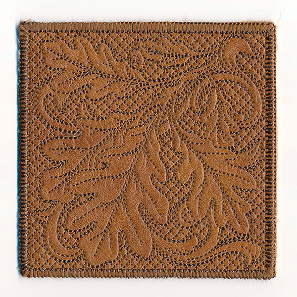 Timeless Oak Leaves Coaster (In-the-Hoop)