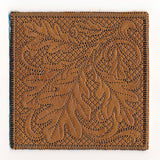 Timeless Oak Leaves Coaster (In-the-Hoop)