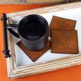 Timeless Oak Leaves Coaster (In-the-Hoop)