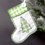 Merry Christmas Tree Stocking Ornament (In-the-Hoop)