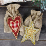 Country Christmas Star Ornament (In-the-Hoop)