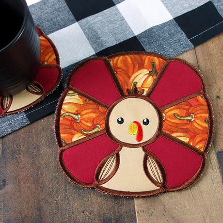 Gobbles of Goodness Turkey Trivet (In-the-Hoop)
