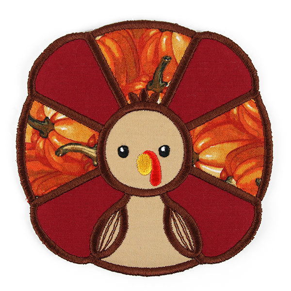 Gobbles of Goodness Turkey Trivet (In-the-Hoop)