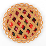 Lattice Top Pie Coaster (In-the-Hoop)