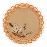 Autumn Leaves Pie Coaster (In-the-Hoop)