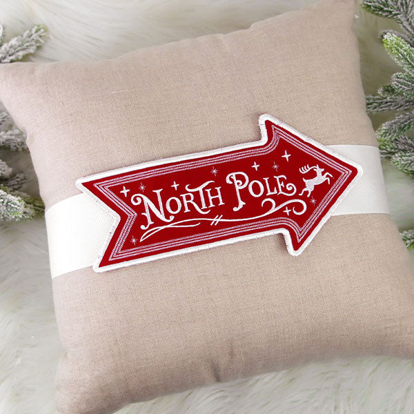North Pole Pillow Wrap (In-the-Hoop)