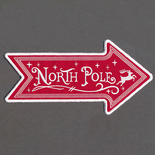 North Pole Pillow Wrap (In-the-Hoop)