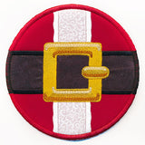 Jolly Ol' Santa Belt Buckle Trivet (In-the-Hoop)