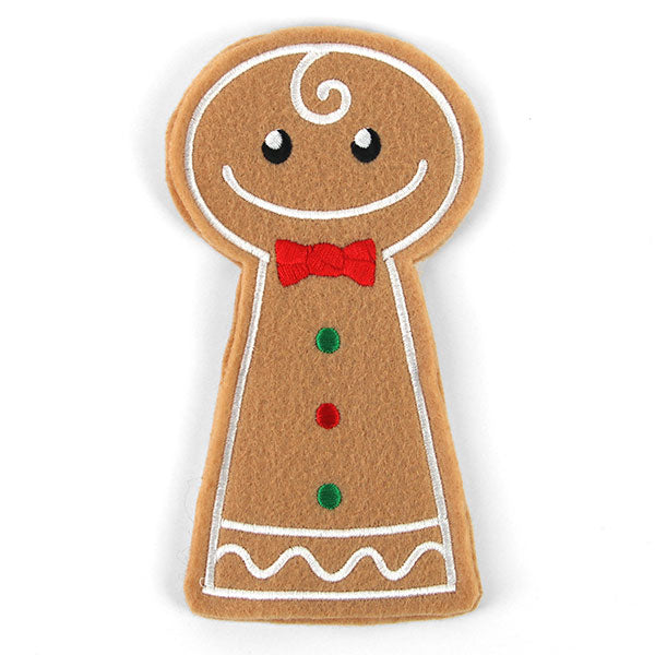 Gingerbread Man Double Candy Cane Holder (In-the-Hoop)