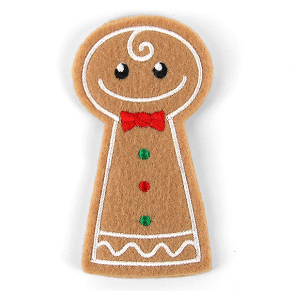 Gingerbread Man Double Candy Cane Holder (In-the-Hoop)