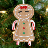 Gingerbread Woman Double Candy Cane Holder (In-the-Hoop)