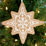 Gingerbread Cookie Ornament - Christmas Star 1 (In-the-Hoop)
