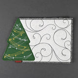 Christmas Tree Mug Rug (In-the-Hoop)