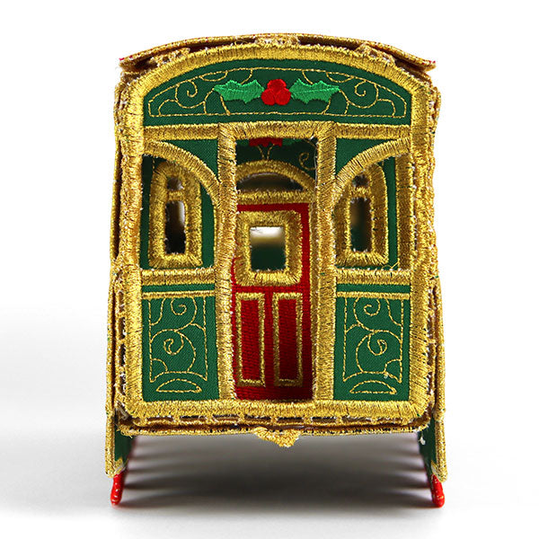 3D Christmas Train Car (In-the-Hoop)