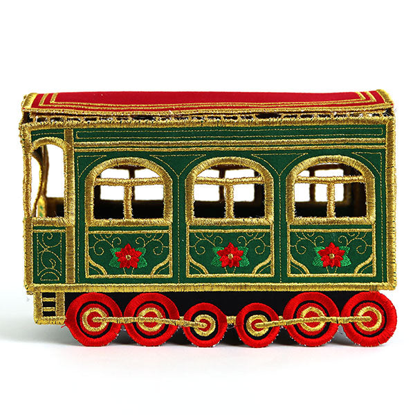 3D Christmas Train Car (In-the-Hoop)