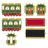 3D Christmas Train Car (In-the-Hoop)