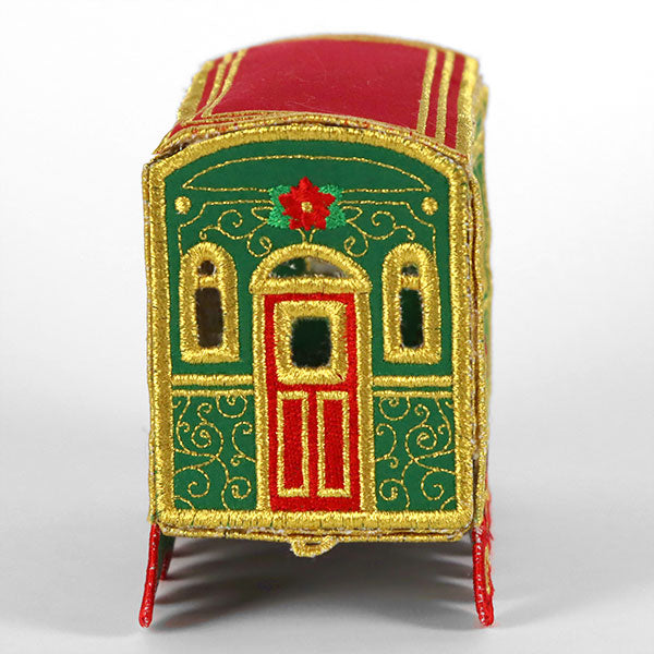 3D Christmas Train Car (In-the-Hoop)