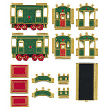 3D Christmas Train Caboose (In-the-Hoop)