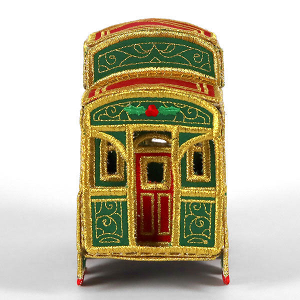 3D Christmas Train Caboose (In-the-Hoop)