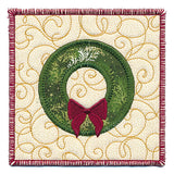 It's Time for Christmas Wreaths Mug Rug (In-the-Hoop)