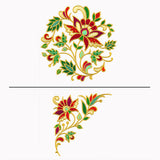 Jacobean Christmas Pillow Pair