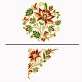 Jacobean Christmas Pillow Pair