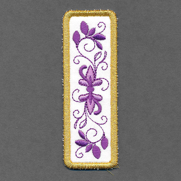 Festive & Elegant Alphabet Ornaments - Letter I (In-the-Hoop)