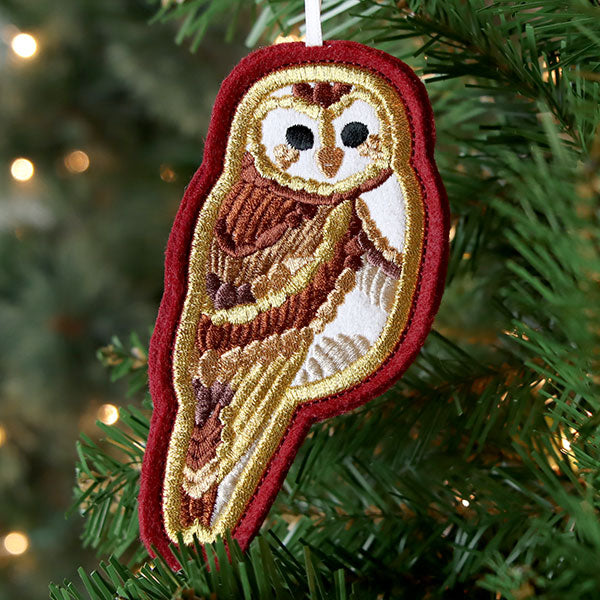 Festive Woodland Ornaments - Owl