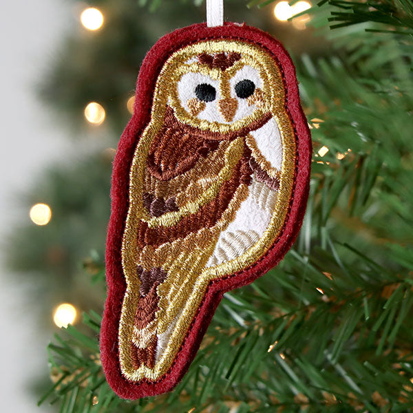 Festive Woodland Ornaments - Owl