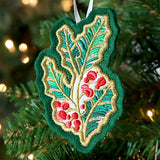 Festive Woodland Ornaments - Holly
