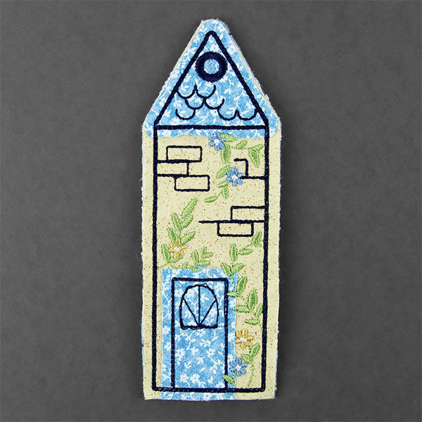 Cottage Charm Bookmark (Applique) (In-the-Hoop)