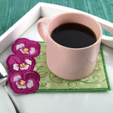 Perfect Pansy Mug Rug (In-the-Hoop)