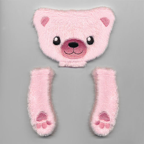 Snuggles and Smiles Stuffed Teddy Bear Blanket Buddy (In-the-Hoop)