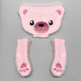 Snuggles and Smiles Stuffed Teddy Bear Blanket Buddy (In-the-Hoop)